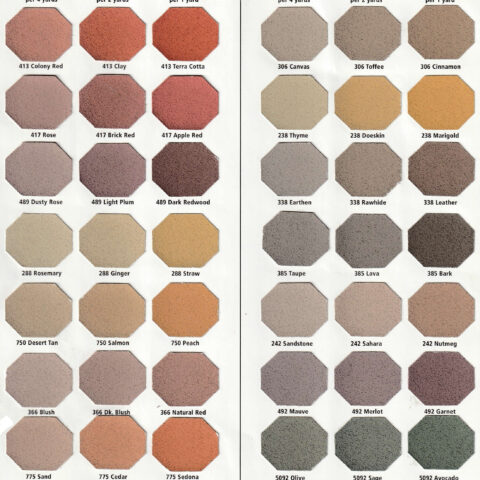 COLOR CHARTS – Absolutely Fine Concrete